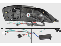 LED Tail Lights with Sequential Indicators for Nissan Silvia S15 200SX Spec R - Clear Red (1999 - 2002 Models)  - Spoilers And Bodykits Australia