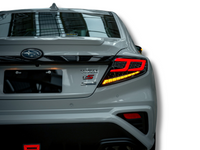 LED Tail Lights with Sequential Indicators for Subaru WRX VB - Red Bar & Clear Lens - Pair (2022 – 2023) - Spoilers And Bodykits Australia