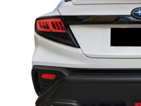 LED Tail Lights with Sequential Indicators for Subaru WRX VB - Red Bar & Smoked Lens - Pair (2022 - 2023) - Spoilers And Bodykits Australia
