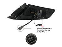 LED Tail Lights with Sequential Indicators for Subaru WRX VB - Red DRL Bar / Clear Lens - Pair (2022 - 2024)-Spoilers and Bodykits Australia