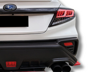LED Tail Lights with Sequential Indicators for Subaru WRX VB - White Bar & Clear Lens - Pair (2022 - 2023) - Spoilers And Bodykits Australia
