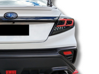 LED Tail Lights with Sequential Indicators for Subaru WRX VB - White Bar & Smoked Lens - Pair (2022 - 2023) - Spoilers And Bodykits Australia