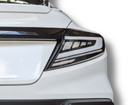 LED Tail Lights with Sequential Indicators for Subaru WRX VB - White DRL Bar / Clear Lens - Pair (2022 - 2024)-Spoilers and Bodykits Australia