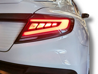 LED Tail Lights with Sequential Indicators for Subaru WRX VB - White DRL Bar / Clear Lens - Pair (2022 - 2024)-Spoilers and Bodykits Australia