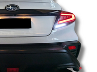 LED Tail Lights with Sequential Indicators for Subaru WRX VB - White DRL Bar / Clear Lens - Pair (2022 - 2024)-Spoilers and Bodykits Australia