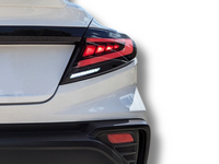 LED Tail Lights with Sequential Indicators for Subaru WRX VB - White DRL Bar / Tinted Lens - Pair (2022 - 2024)-Spoilers and Bodykits Australia