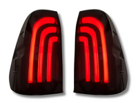 LED Tail Lights with Sequential Indicators for Toyota Hilux Revo / Rocco - Smoked Lens (05/2015 - 2020) - Spoilers And Bodykits Australia