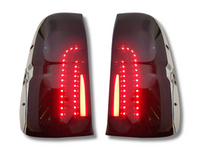 LED Tail Lights with Sequential Indicators for Toyota Hilux Revo / Rocco - Smoked Lens (05/2015 - 2020) - Spoilers And Bodykits Australia