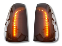LED Tail Lights with Sequential Indicators for Toyota Hilux Revo / Rocco - Smoked Lens (05/2015 - 2020) - Spoilers And Bodykits Australia