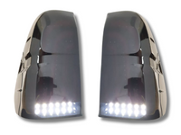 LED Tail Lights with Sequential Indicators for Toyota Hilux Revo / Rocco - Smoked Lens (05/2015 - 2020) - Spoilers And Bodykits Australia