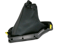 Leather Handbrake Cover & T-Bar Gear Shift Handle Boot Cover for FG / FGX Ford Falcon - Black (2008 - 2018)-Spoilers and Bodykits Australia