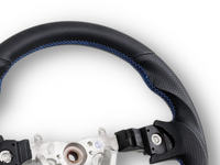 Leather Steering Wheel with Blue Stitching for Subaru Impreza G3 / WRX STI / RX (2008 - 2013) - Spoilers and Bodykits Australia