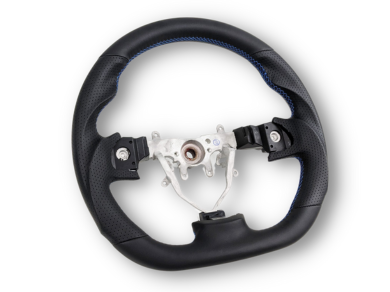 Leather Steering Wheel with Blue Stitching for Subaru Impreza G3 / WRX STI / RX (2008 - 2013) - Spoilers and Bodykits Australia