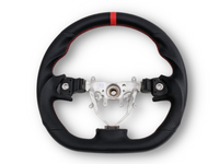 Leather Steering Wheel with Red Centre Line & Stitching for Subaru Impreza G3 / WRX STI / RX (2008 - 2013) - Spoilers and Bodykits Australia