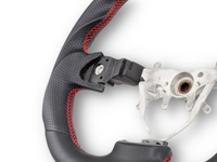 Leather Steering Wheel with Red Stitching for Subaru Impreza G3 / WRX STI / RX (2008 - 2013) - Spoilers and Bodykits Australia