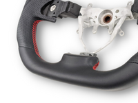 Leather Steering Wheel with Red Stitching for Subaru Impreza G3 / WRX STI / RX (2008 - 2013) - Spoilers and Bodykits Australia