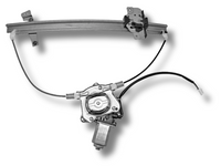 Left Front Electric Window Regulator with Motor for Mazda 323 Protege SP20 (2001 - 2003)-Spoilers and Bodykits Australia