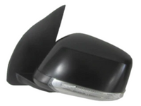 Left Passenger Side Black Door Mirror with LED Indicator for Nissan Pathfinder R51 (2005 - 2013)-Spoilers and Bodykits Australia