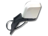 Left Passenger Side Door Mirror Single Glass with Heat / Fold Function for Toyota Hiace - White / Black (2019 Onwards)-Spoilers and Bodykits Australia