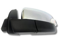 Left Passenger Side Door Mirror with Indicator & Auto Fold Function for PX1 / PX2 Ford Ranger - 7 Pins - Chrome (2011 - 2018)-Spoilers and Bodykits Australia