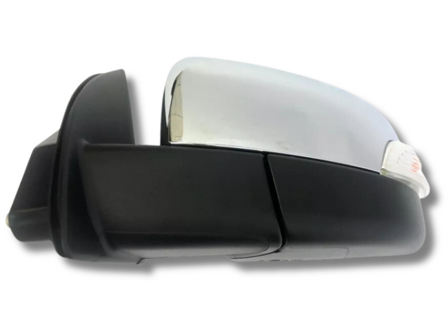 Left Passenger Side Door Mirror with Indicator & Auto Fold Function for PX1 / PX2 Ford Ranger - 7 Pins - Chrome (2011 - 2018)-Spoilers and Bodykits Australia