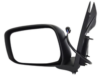 Left Passenger Side Door Mirror with Indicator for D40 Nissan Navara - 5 Pins - Black (2005 - 2015)-Spoilers and Bodykits Australia