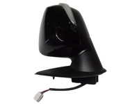 Left Passenger Side Door Mirror with Light for Isuzu D-MAX - Black (2006 - 2012)-Spoilers and Bodykits Australia