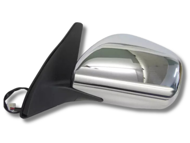 Left Passenger Side Electric Door Mirror for 120 Series Toyota Prado - Chrome (2002 - 2009)-Spoilers and Bodykits Australia