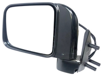 Left Passenger Side Electric Door Mirror for D22 Nissan Navara - Black (2001 - 2015)-Spoilers and Bodykits Australia