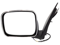 Left Passenger Side Electric Door Mirror for D40 Nissan Navara - Chrome (2005 - 2015)-Spoilers and Bodykits Australia