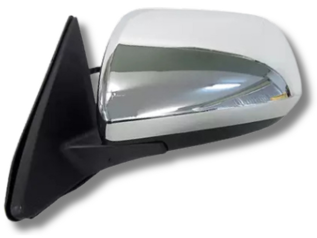 Left Passenger Side Electric Door Mirror for Toyota Kluger GSU40 / 45 - Chrome (2007 - 2010)-Spoilers and Bodykits Australia