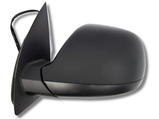 Left Passenger Side Electric Door Mirror for Volkswagen Amarok - Black (2011 - 08/2016)-Spoilers and Bodykits Australia