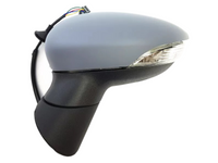 Left Passenger Side Electric Door Mirror with Indicator & Heat Function for Ford Fiesta WS (2009 - 2013)-Spoilers and Bodykits Australia