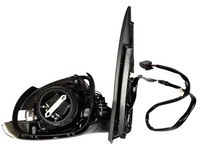 Left Passenger Side Electric Door Mirror with Light for Volkswagen Golf MK6 - 6 Pins (2009 - 2013)-Spoilers and Bodykits Australia