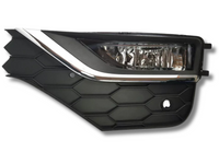 Left Passenger Side Fog Light with Surround for Volkswagen Amarok (11/2016 Onwards)-Spoilers and Bodykits Australia