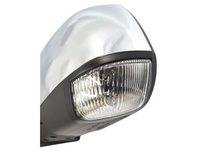 Left Passenger Side Folding Door Mirror with Light for Isuzu MU-X - 8 Pins - Chrome (2013 - 2021)-Spoilers and Bodykits Australia