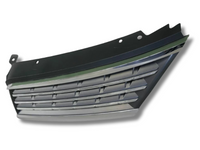 Left Passenger Side Front Grill for Nissan Tiida ST / C11 Sedan - Dark Grey / Chrome (2004 - 2007)-Spoilers and Bodykits Australia