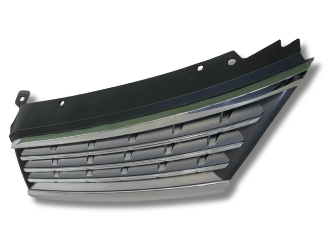 Left Passenger Side Front Grill for Nissan Tiida ST / C11 Sedan - Dark Grey / Chrome (2004 - 2007)-Spoilers and Bodykits Australia
