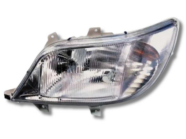 Left Passenger Side Head Light without Fog Light for Mercedes Benz Sprinter (2000 - 2003)-Spoilers and Bodykits Australia
