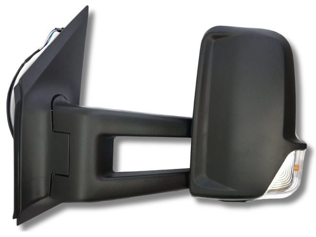Left Passenger Side Long Arm Door Mirror for Mercedes Benz Sprinter W906 (2006 - 2018)-Spoilers and Bodykits Australia
