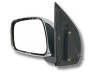 Left Passenger Side Manual Door Mirror for D40 Nissan Navara - Chrome (2005 - 2015)-Spoilers and Bodykits Australia