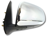 Left Passenger Side Manual Door Mirror for Toyota Hilux 2WD / 4WD - Chrome (2005 - 2015)-Spoilers and Bodykits Australia
