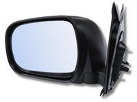 Left Passenger Side Manual Door Mirror for Toyota Hilux - Black (2005 - 2013)-Spoilers and Bodykits Australia