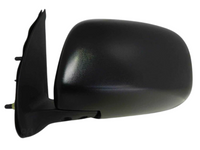 Left Passenger Side Manual Door Mirror for Toyota Hilux Ute GGN / KUN / TGN - Black (2005 - 2015)-Spoilers and Bodykits Australia