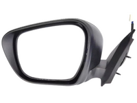 Left Passenger Side Manual Door Mirror with Indicator for NP300 Nissan Navara D23 - 5 Pins - Chrome (2015 Onwards)-Spoilers and Bodykits Australia