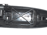 Left Passenger Side Outer Door Handle for 100 Series Toyota Landcruiser - Black (1998 - 2007)-Spoilers and Bodykits Australia