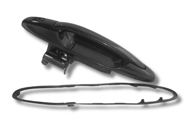 Left Passenger Side Outer Door Handle for 100 Series Toyota Landcruiser - Black (1998 - 2007)-Spoilers and Bodykits Australia
