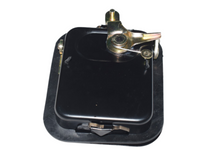 Left Passenger Side Outer Door Handle for Jeep Wrangler TJ - Matt Black (1996 - 2007)-Spoilers and Bodykits Australia