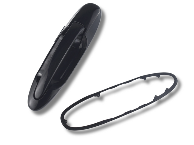 Left Passenger Side Rear Outer Door Handle for 100 Series Toyota Landcruiser - Black (1998 - 2007)-Spoilers and Bodykits Australia