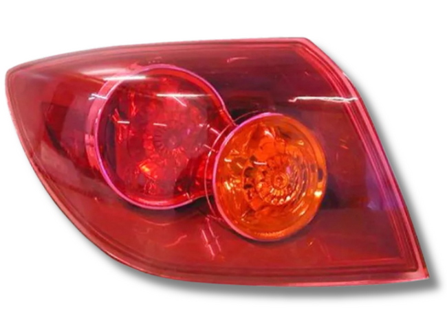Left Passenger Side Tail Light for Mazda 3 BK 5 Door Hatch (2004 - 06/2006)-Spoilers and Bodykits Australia